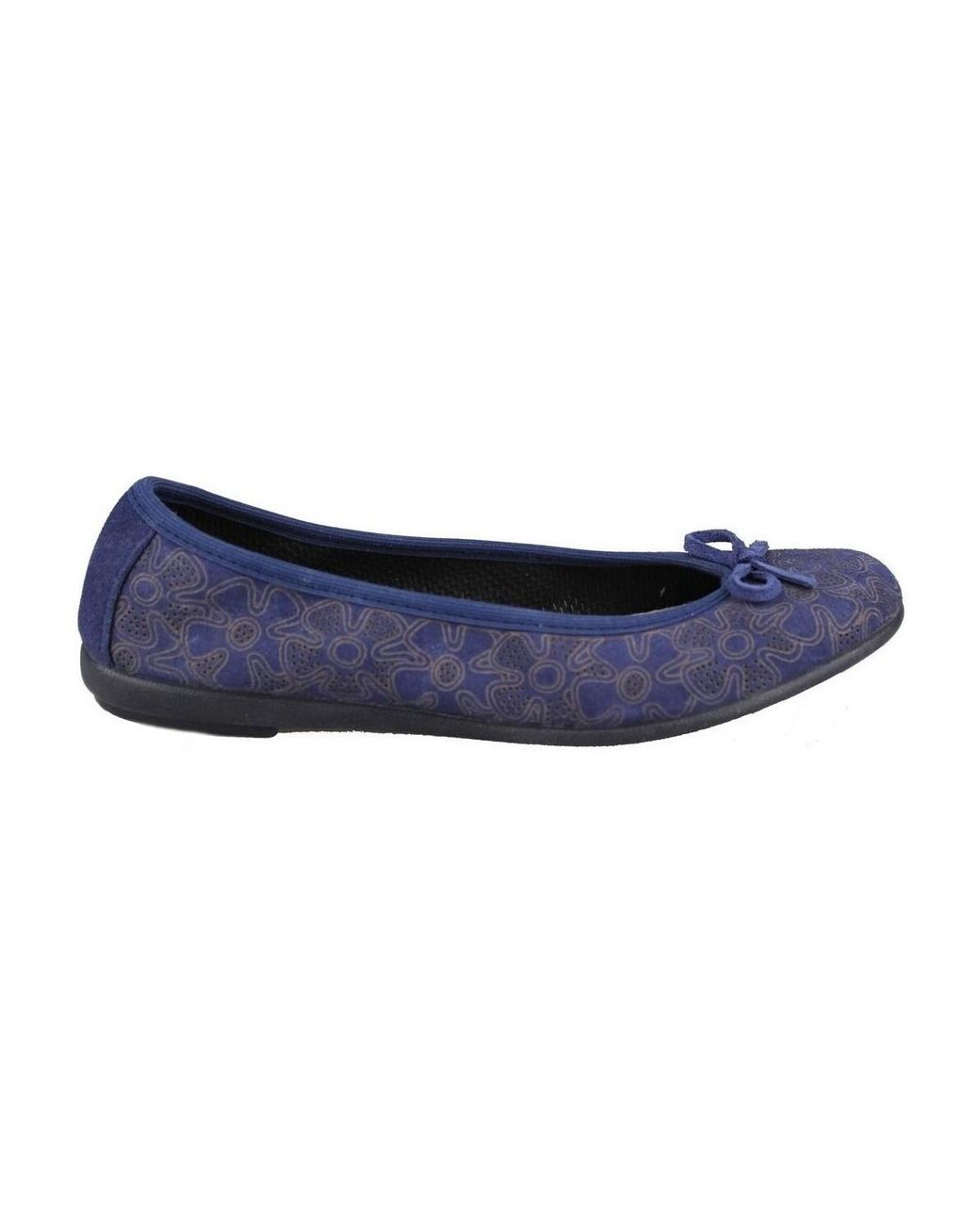 Ballerines SPLIT LETINE FLOWERS Vulladi en coloris Blue