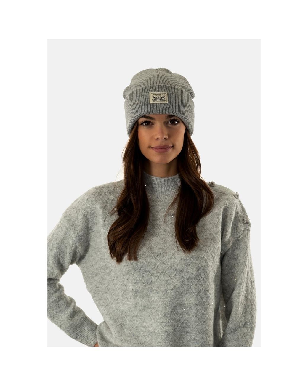 Bonnet 000J4 Levi's en coloris Gray