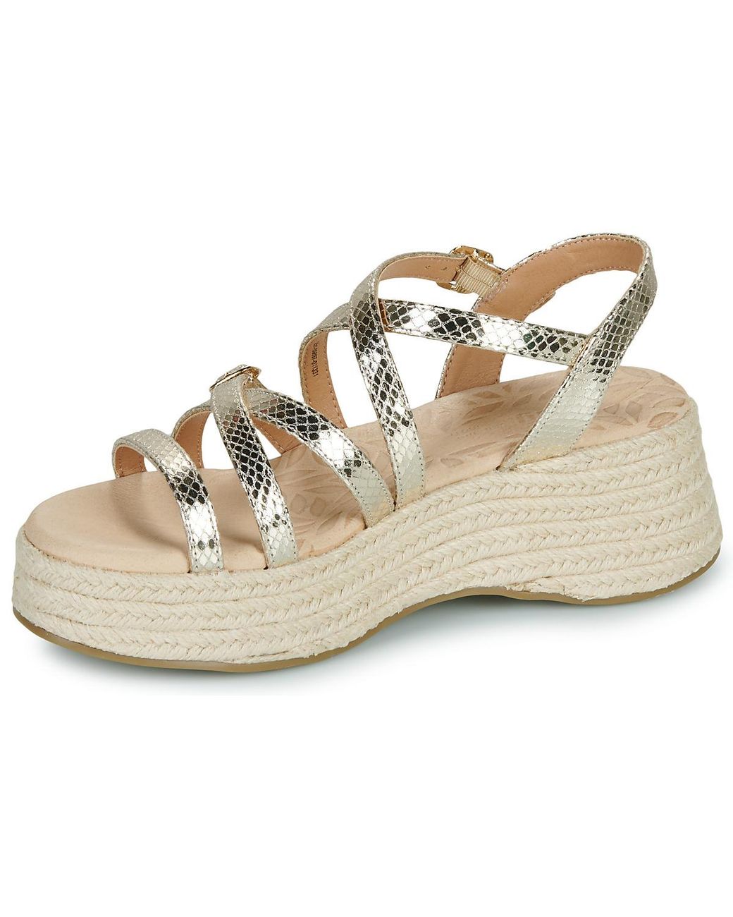 MTNG Metallic Keilabsatzsandalen 59897
