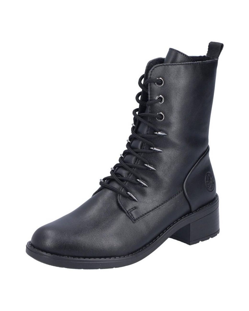 Bottes À Talon Rieker en coloris Black