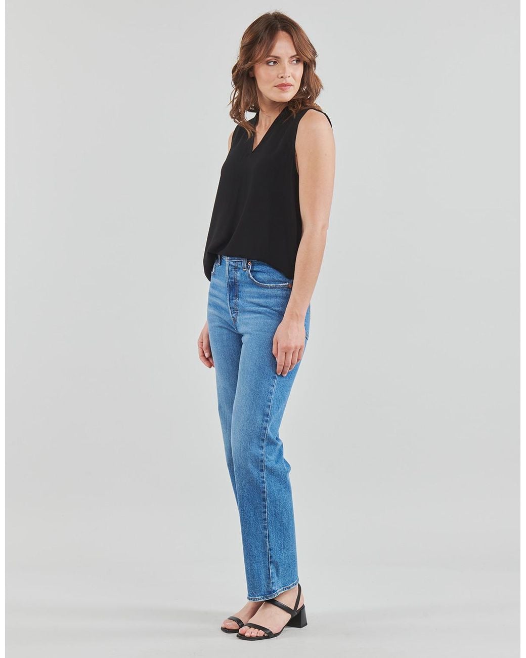 Blouses Vila en coloris Black