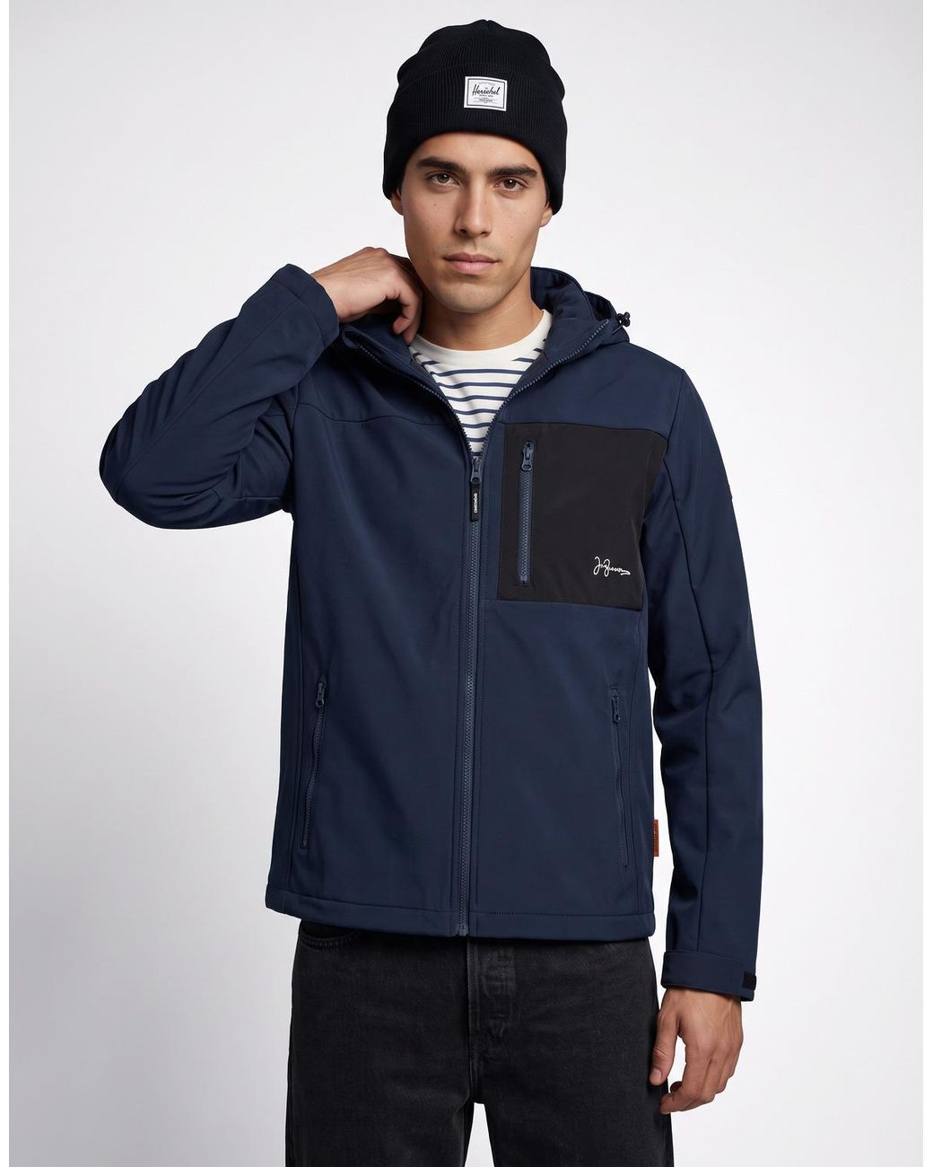 Jack & Jones Windjack Jjlupo Softshell in het Blue voor heren