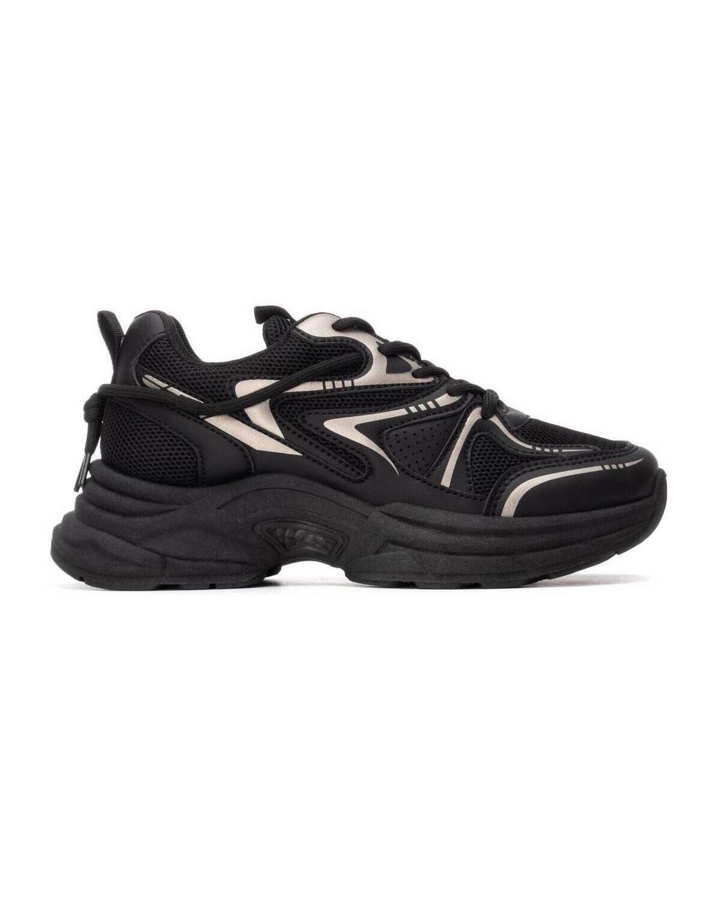 Baskets Basses 17294802 Refresh en coloris Black