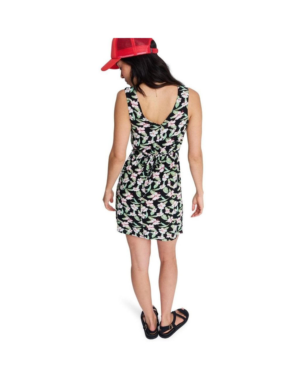 Robe Courte Free Spirits Mini Roxy en coloris Black