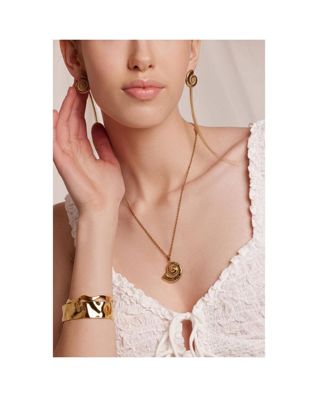 Collier Collier Amelia Parker en coloris Metallic