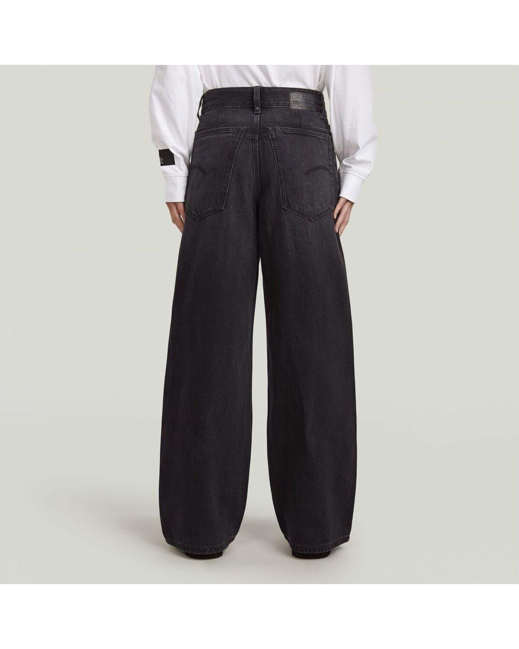 Jeans boyfriend D25286-D933 SKATER HIGH LOOSE-H552 WORN IN BLACK RELIC G-Star