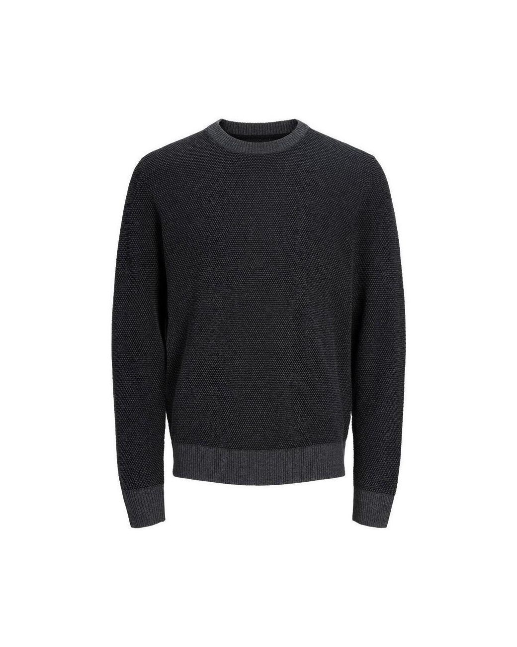 Pull Globe Knit Jack & Jones pour homme en coloris Black