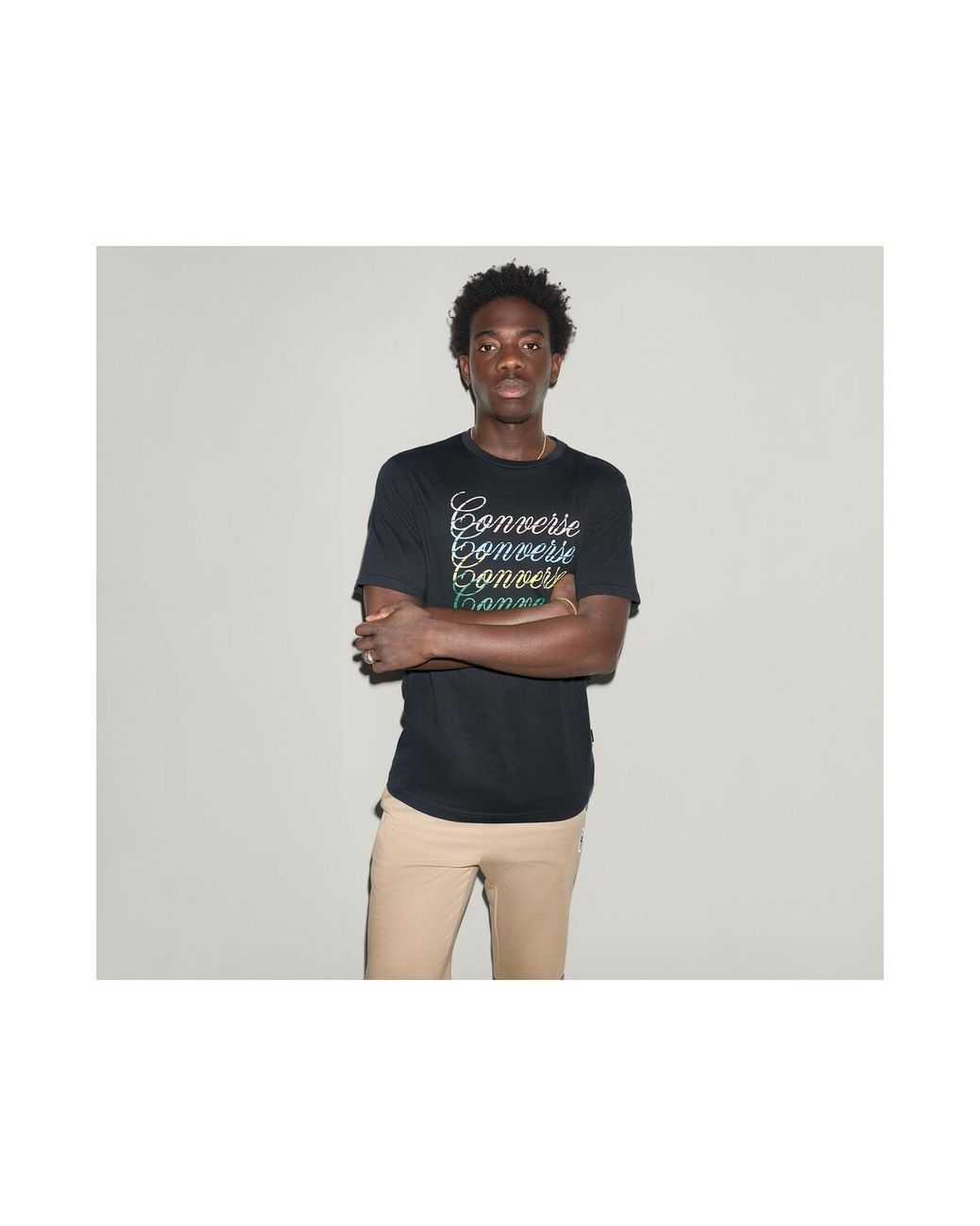 Debardeur Scripted Echo Tee Converse en coloris Blue