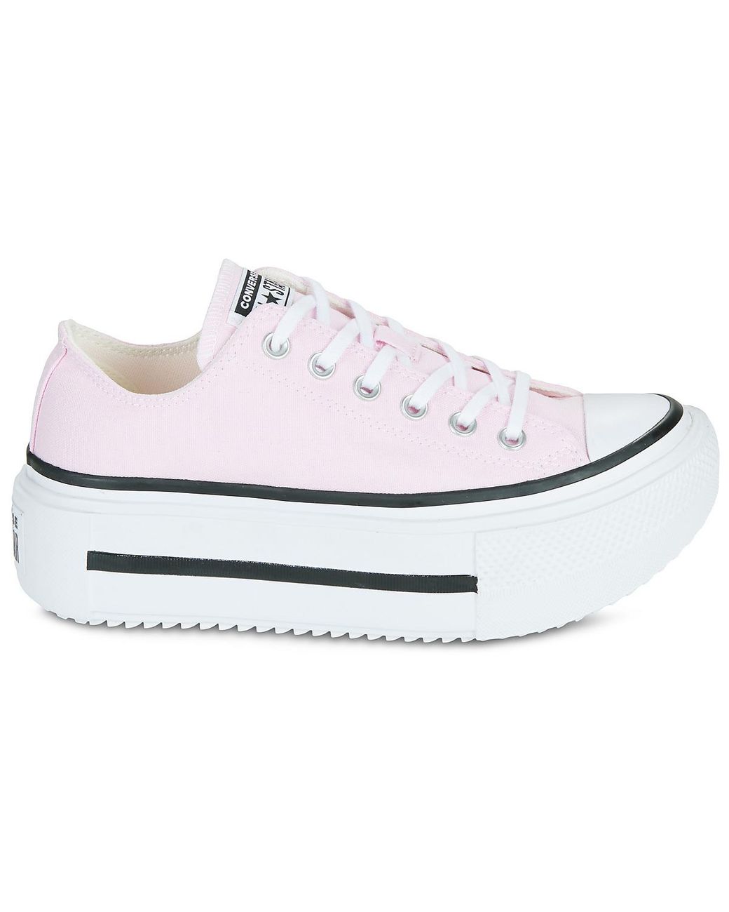 Converse Lage Sneakers Chuck Taylor All Star Lift Double Stack in het White