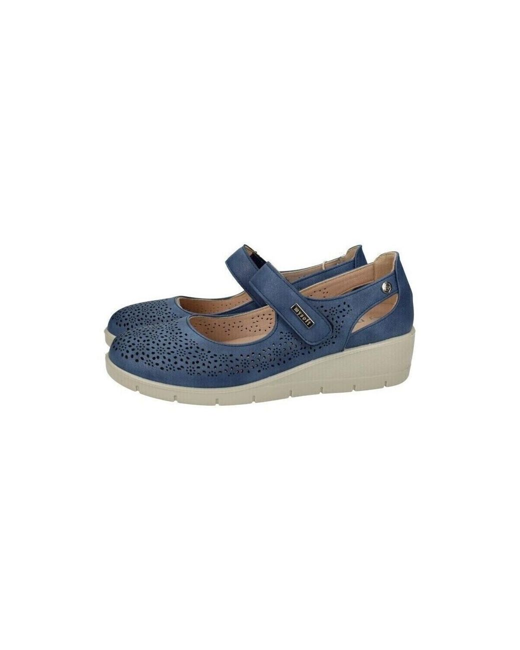 Ballerines Mysoft en coloris Blue