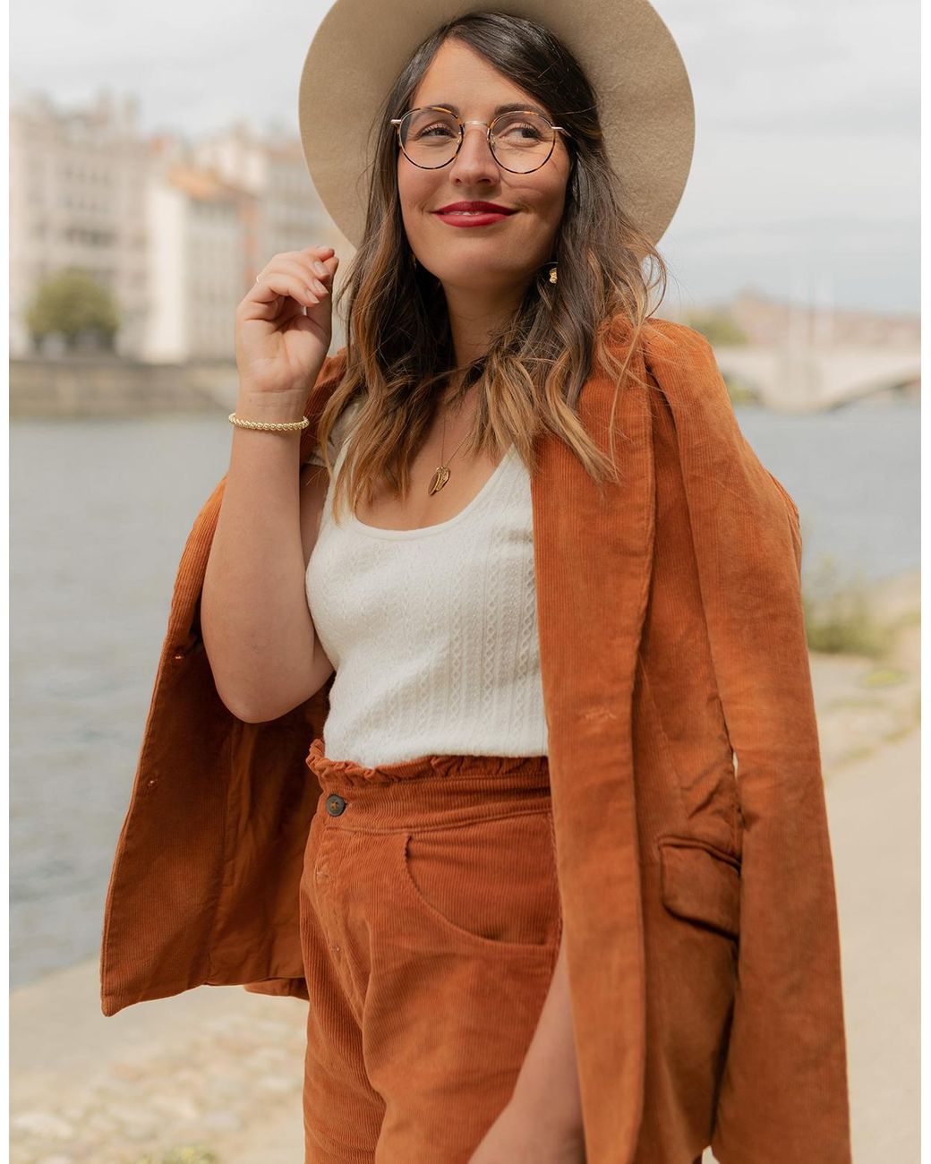 Celeste Brown Blazer Sassafras