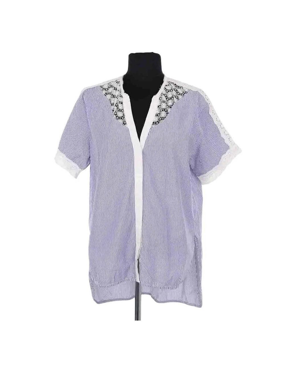 Blouses Blouse Bleue Sandro en coloris Purple