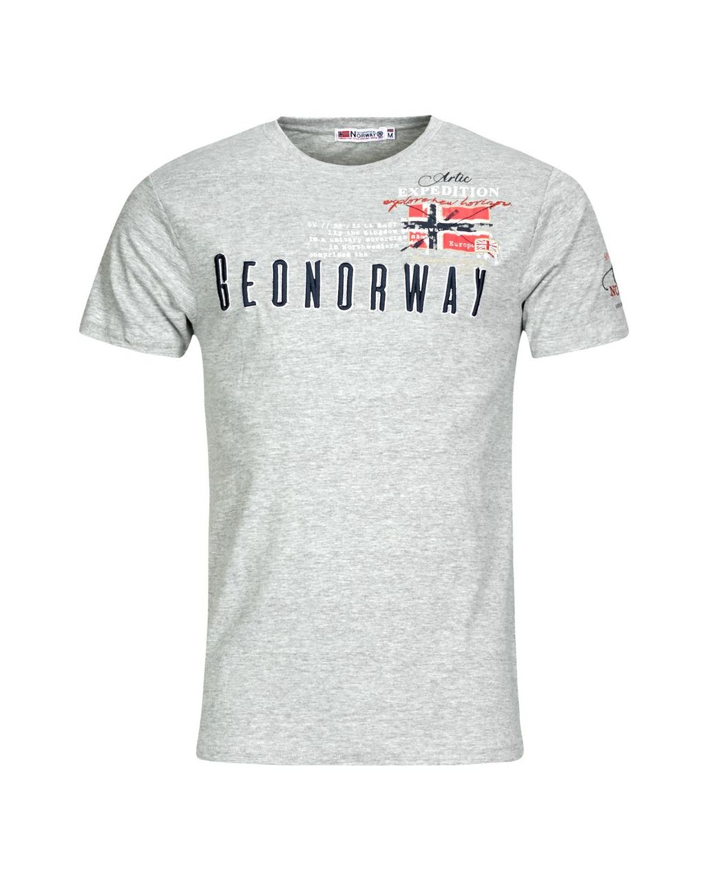 GEOGRAPHICAL NORWAY T-Shirt Korte Mouw Jason in het White voor heren