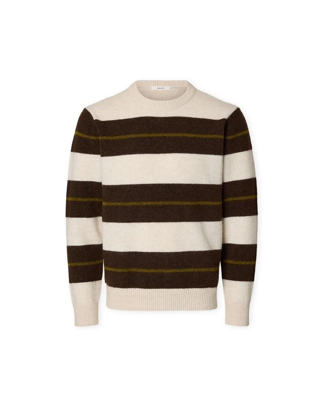 Pull Noos Rai Knit SELECTED pour homme en coloris Brown