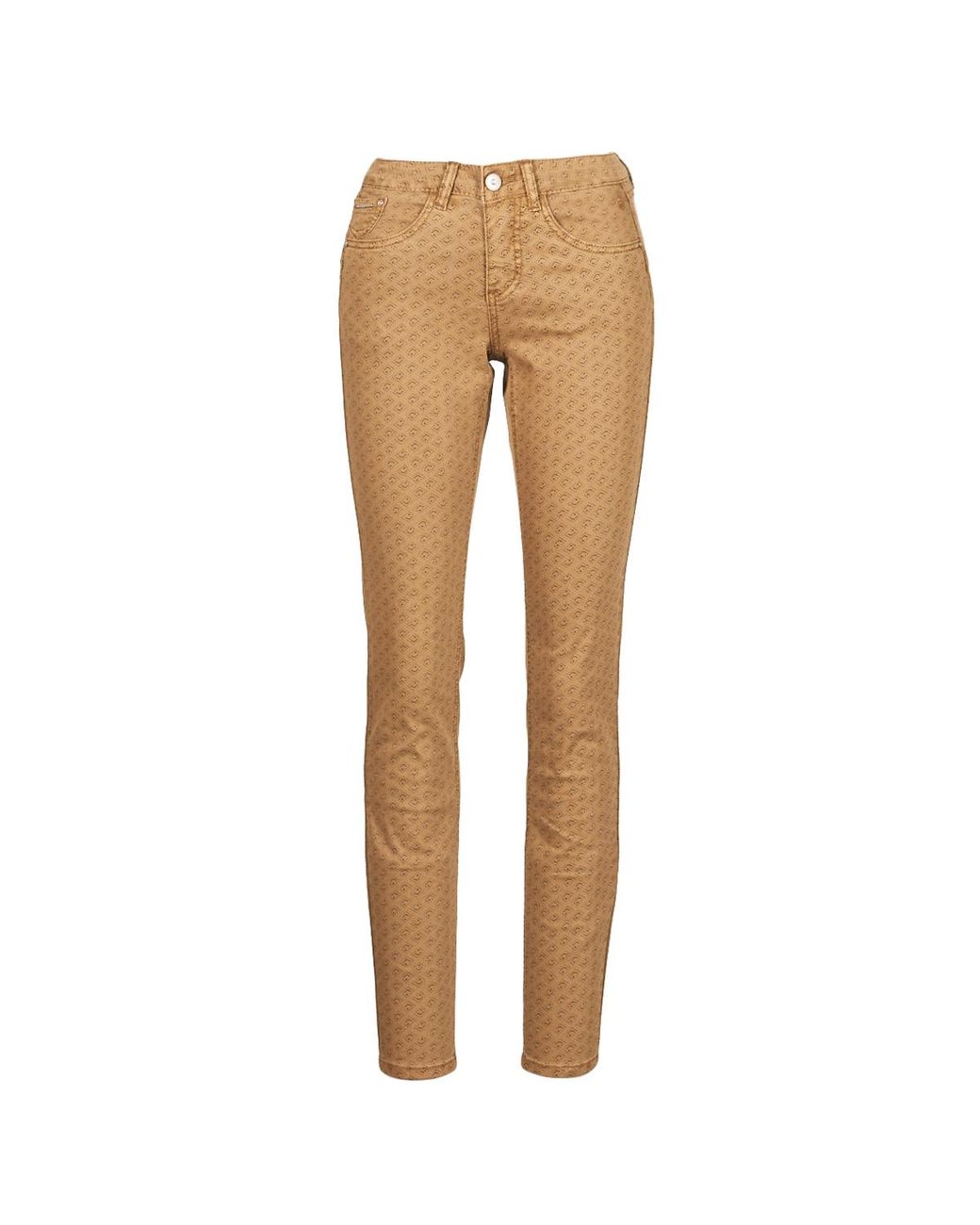 Cream Broek Lotte Printed in het Natural