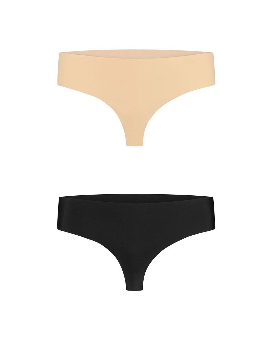 Strings Pack X2 Strings Invisible Bye Bra en coloris Black