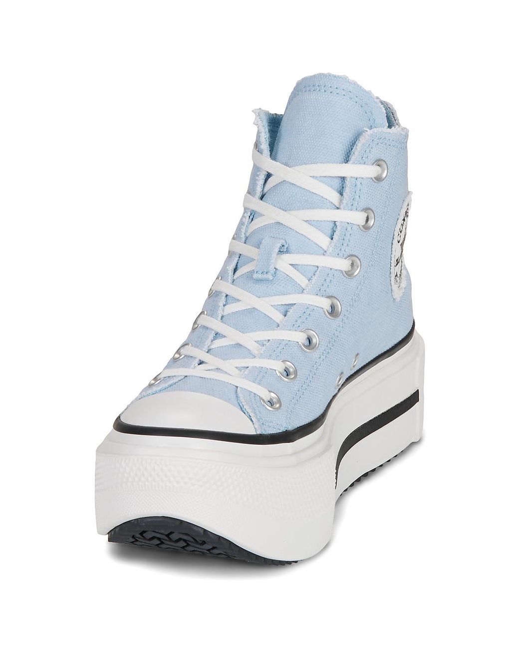 Converse Hoge Sneakers Chuck Taylor All Star Lift Double Stack in het Blue