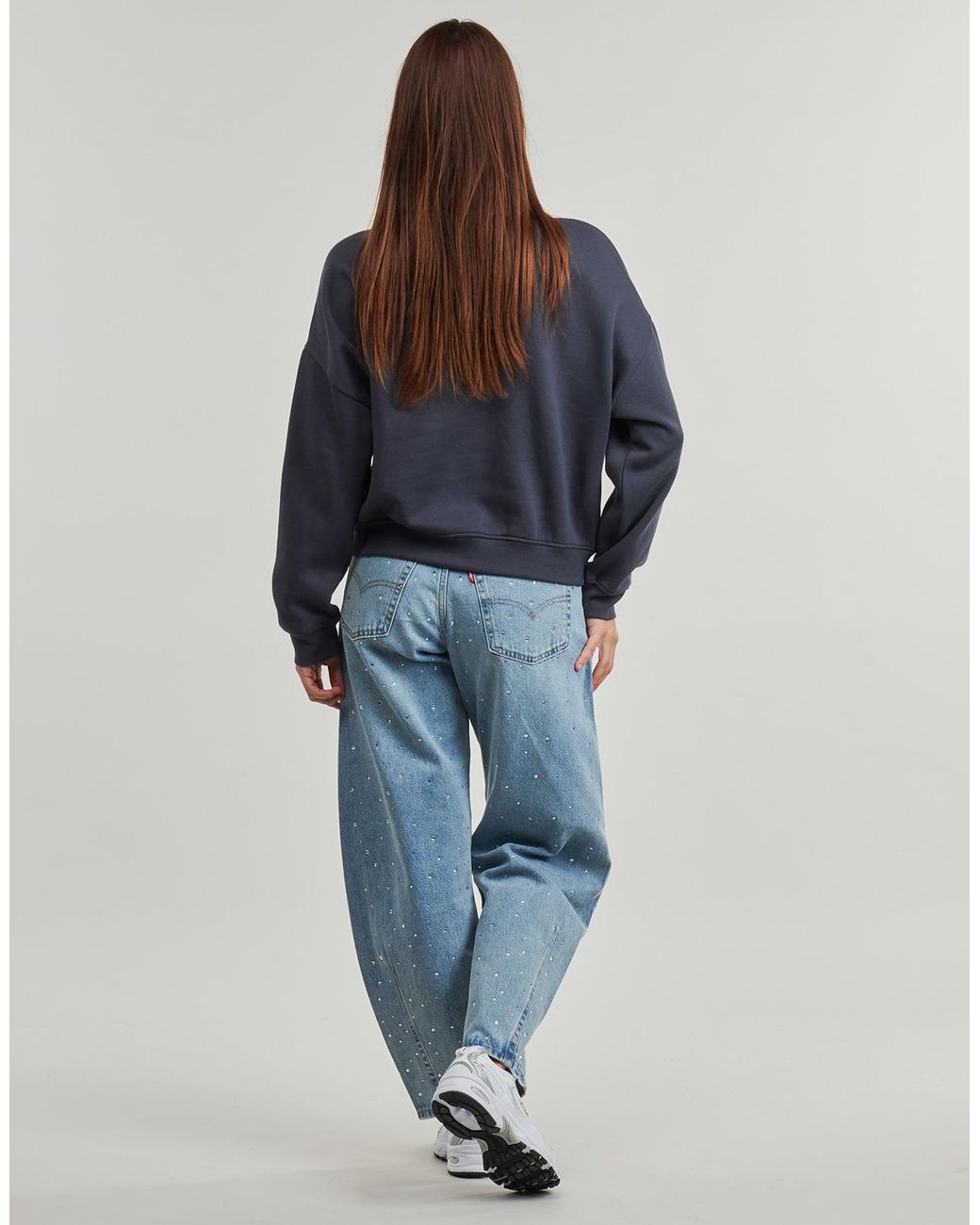 ONLY Sweaters Onlsweat Life L/S in het Blue