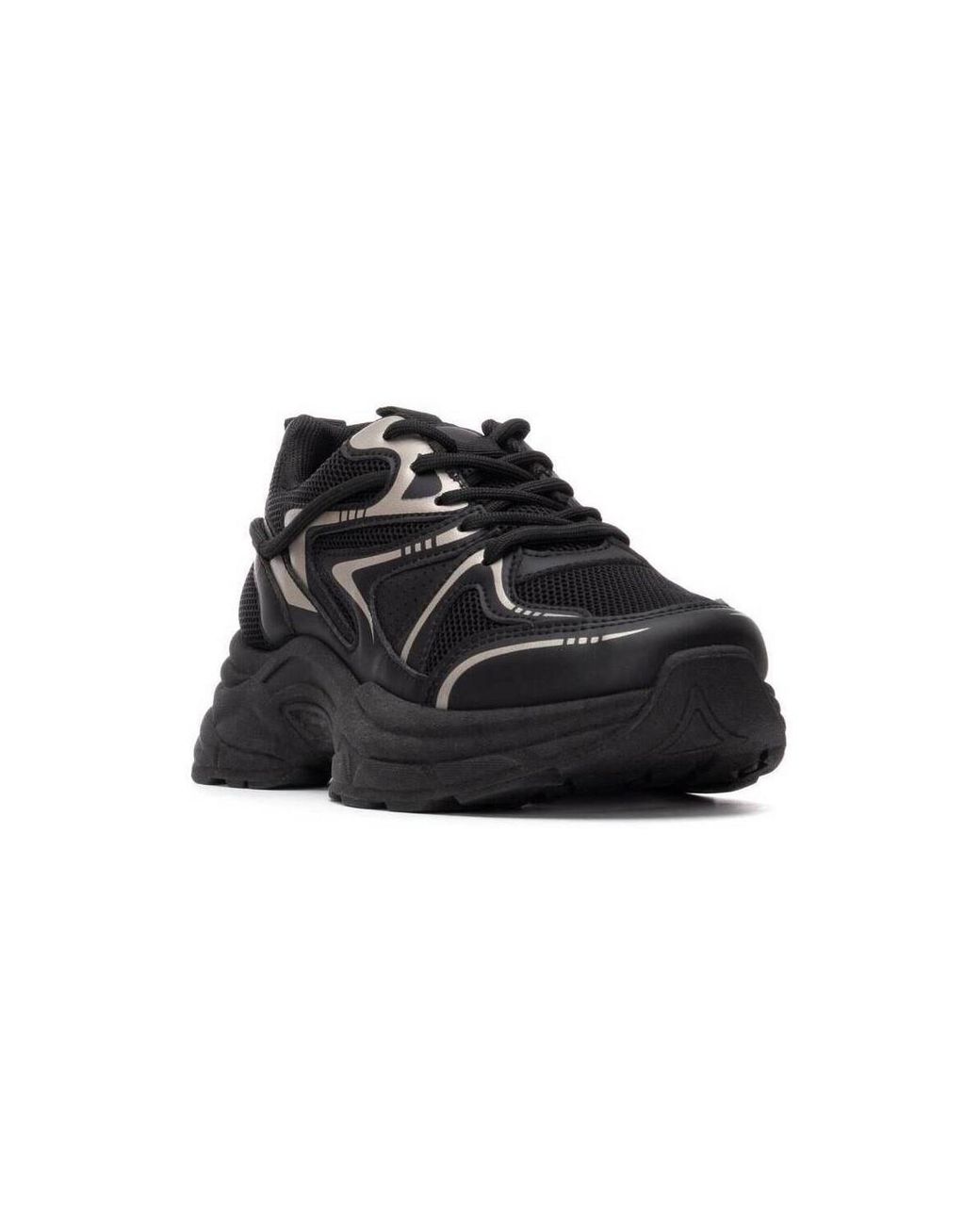 Baskets Basses 17294802 Refresh en coloris Black