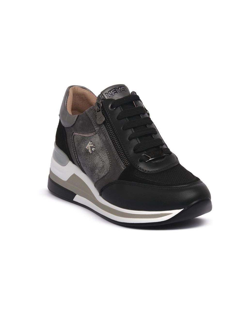 Baskets Basses Sky Keys en coloris Black