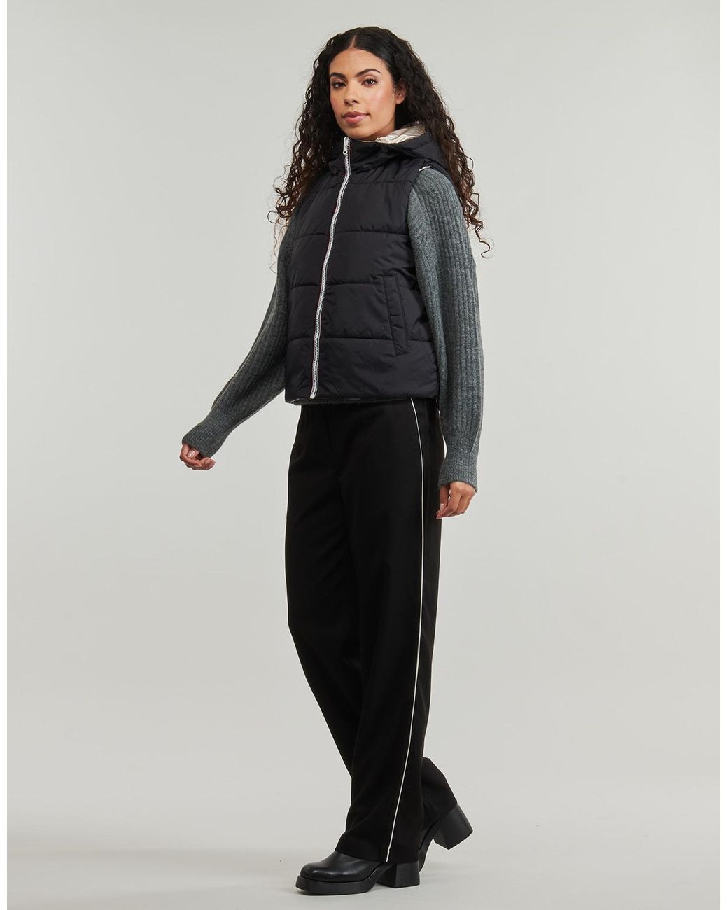 Doudounes Onlfry Reversible ONLY en coloris Black