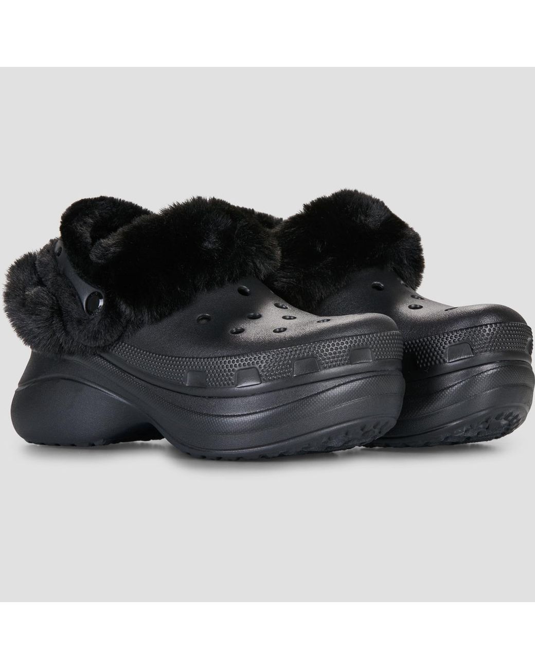 CROCSTM Black Clogs Bae Lined Clog