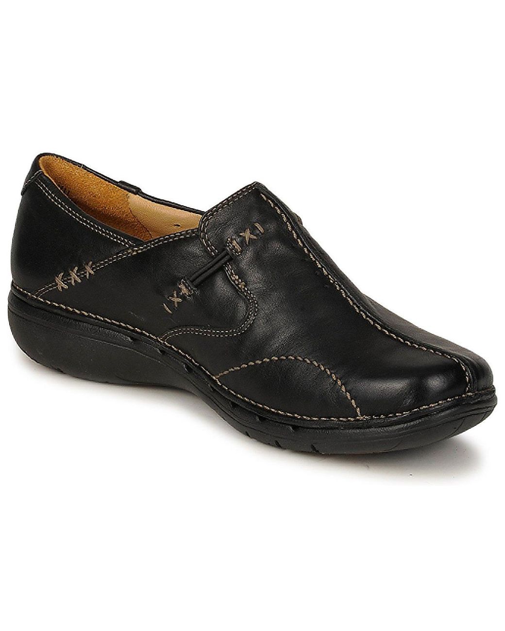 Clarks Instappers Un Loop in het Black