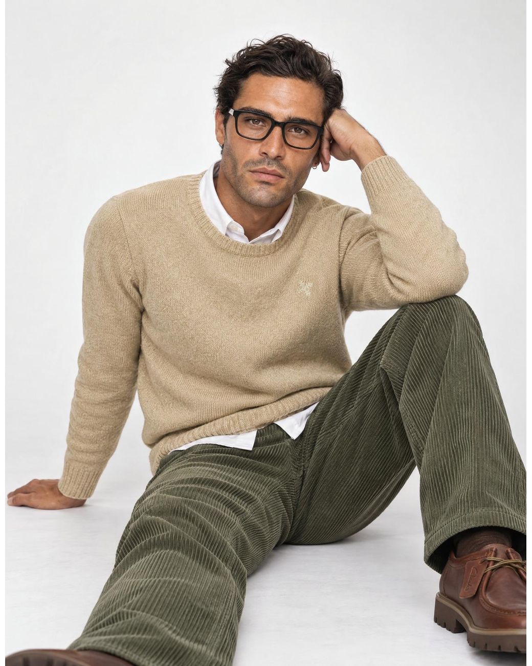 Oxbow Pullover S2Staple in Natural für Herren