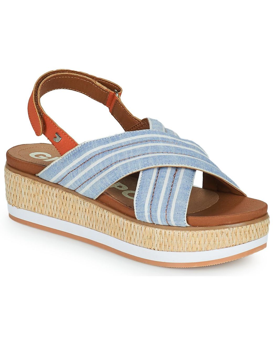 Sandali Con Zeppa Goolwa di Gioseppo in Blue