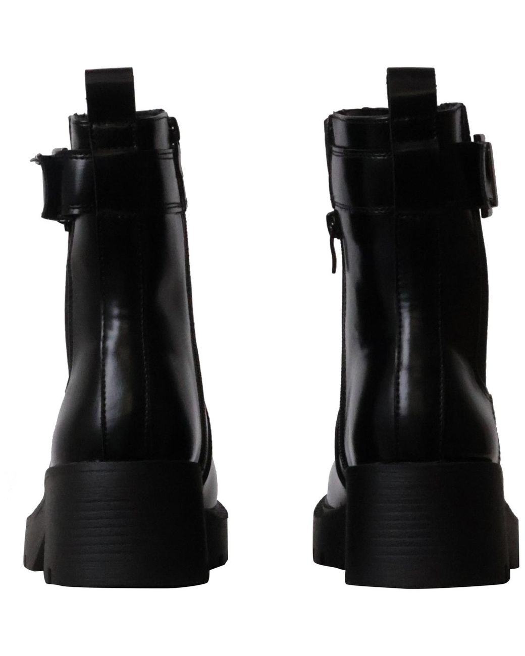 Bottines Bottines À Zip Super Mode en coloris Black