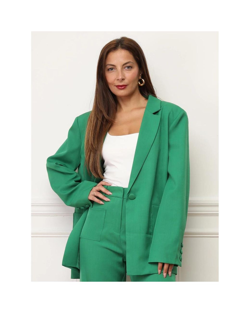Veste 72462 P170152 La Modeuse en coloris Vert Lyst