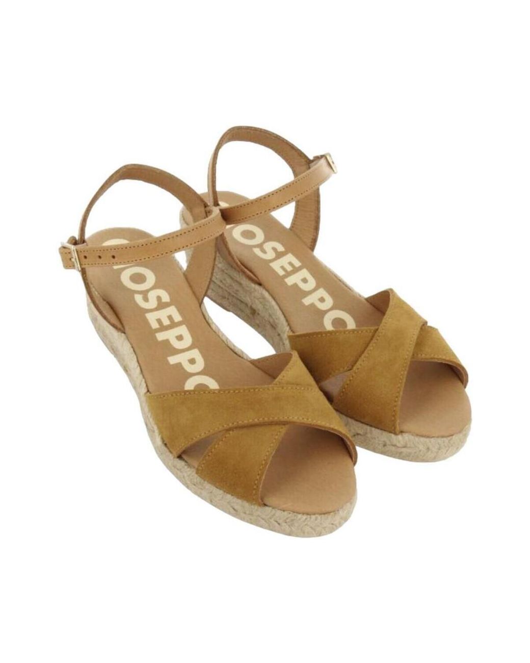 Baskets 65621-Tan Gioseppo en coloris Metallic