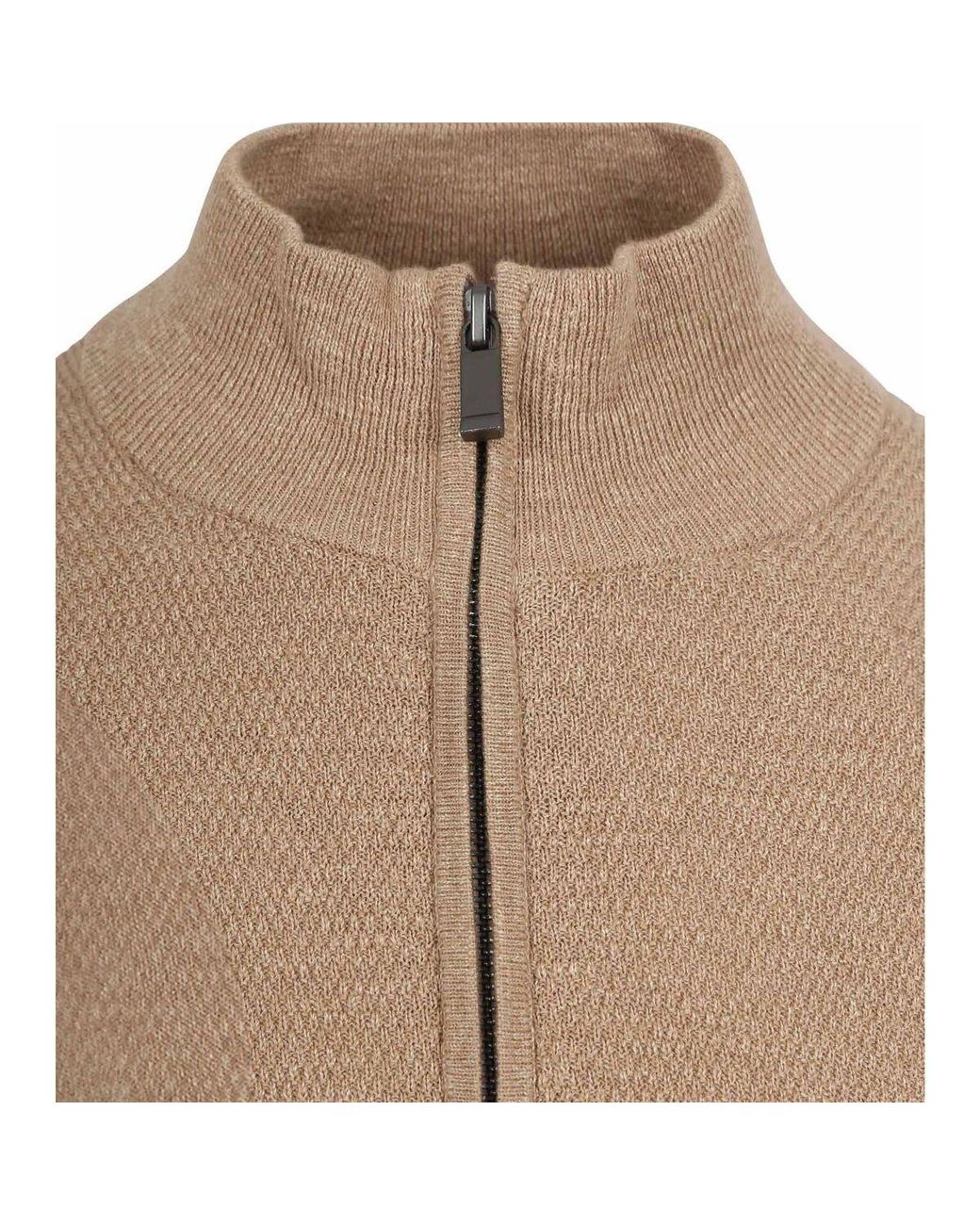 Sweatshirts Pull Half Zip Structure Suitable pour homme en coloris Brown