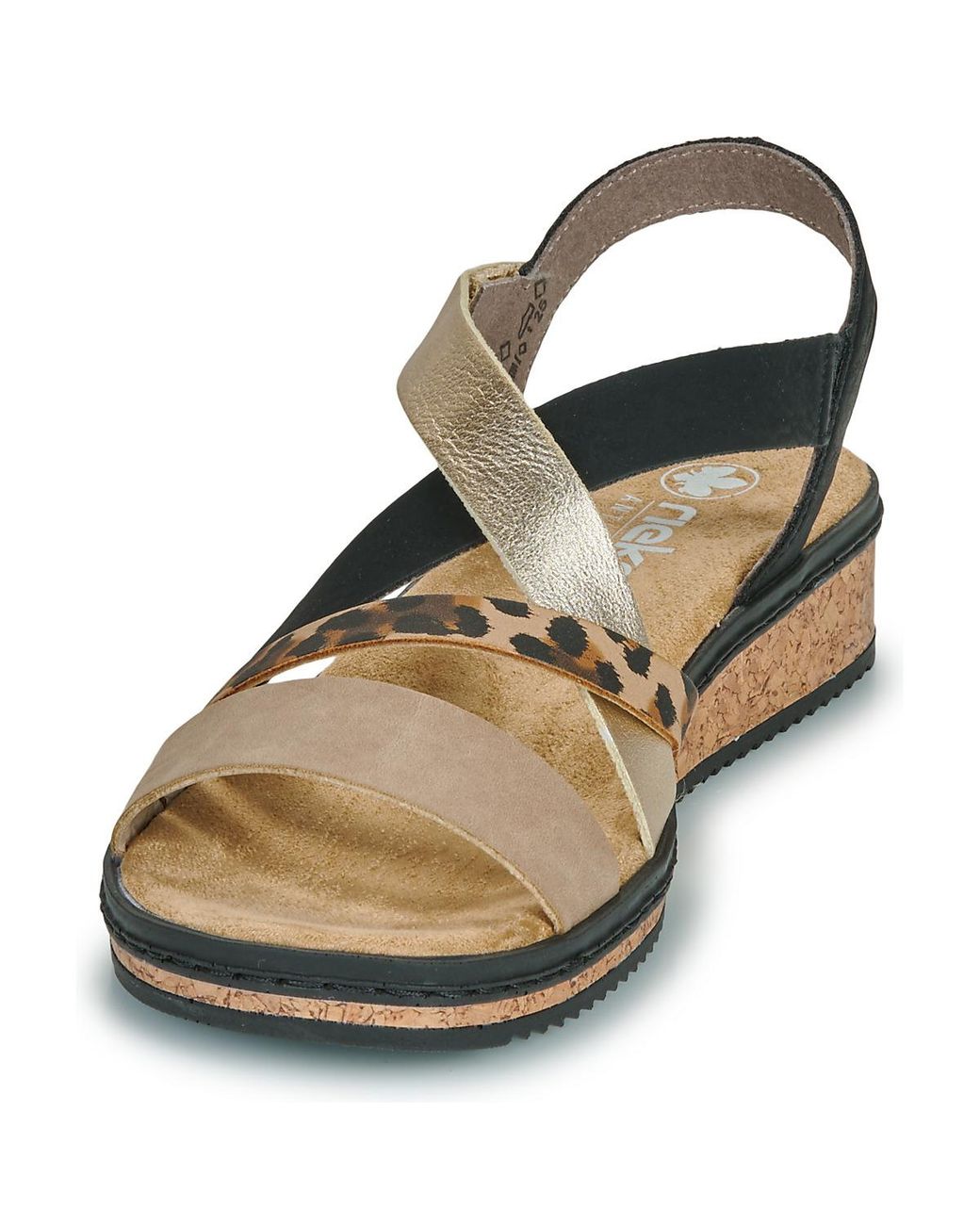 Rieker Metallic Sandalen V3663-92