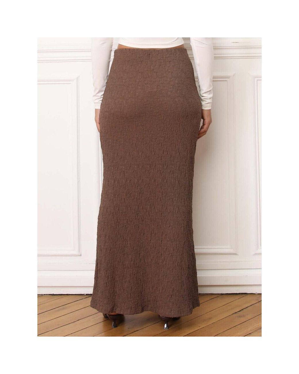 Jupes Longues Jupes Pour Femme La Modeuse en coloris Brown