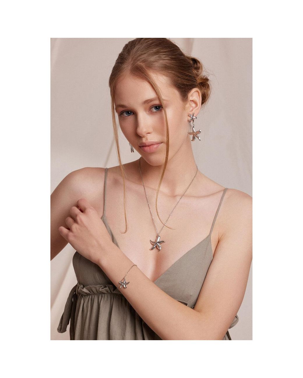Collier Amelia Parker en coloris Metallic