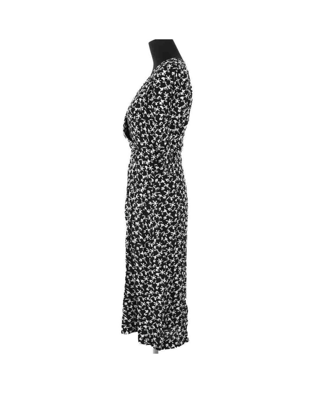 Robes Midi Robe Noire Ba&sh en coloris Black