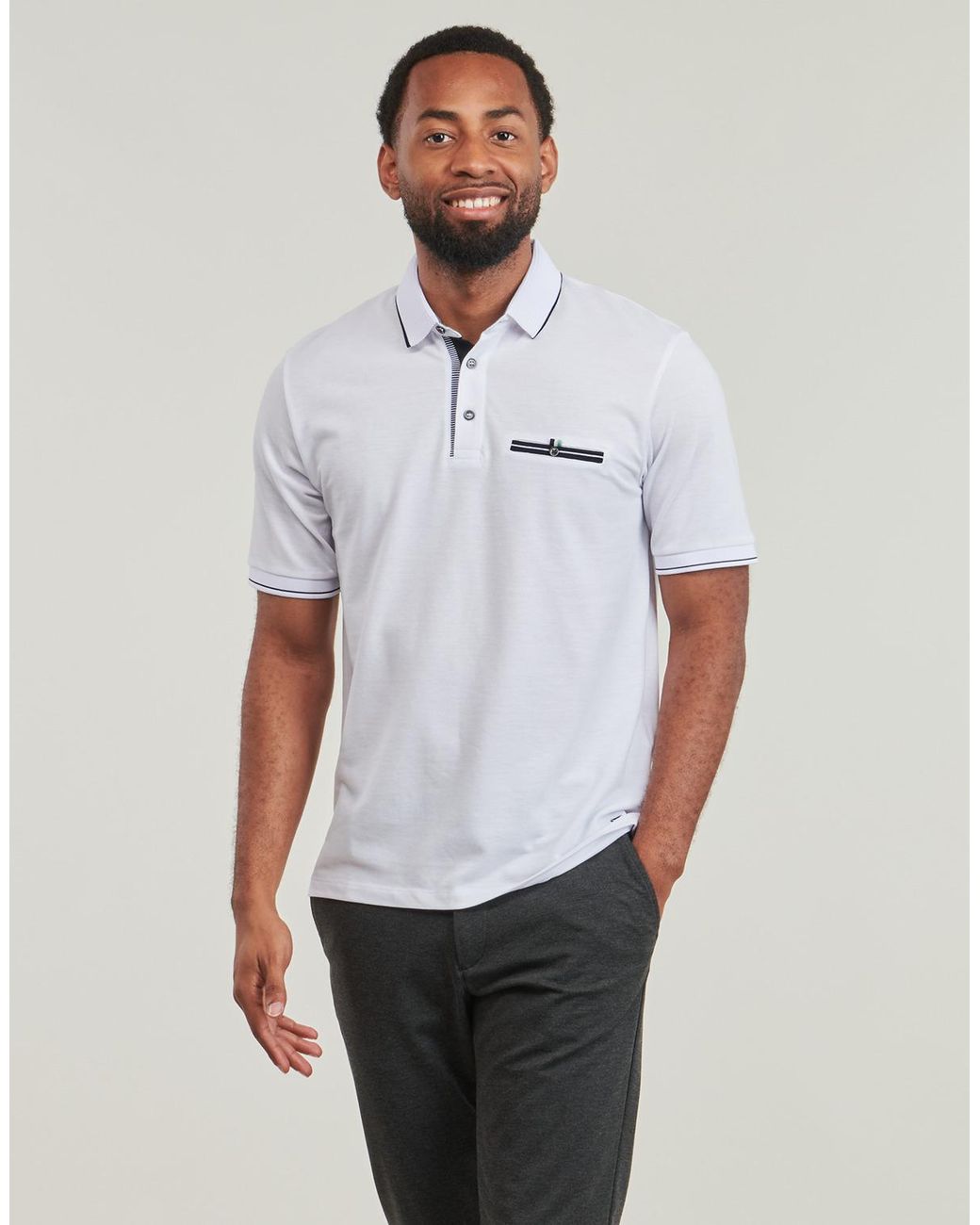 Polo Jprblumilliard Jack & Jones pour homme en coloris White