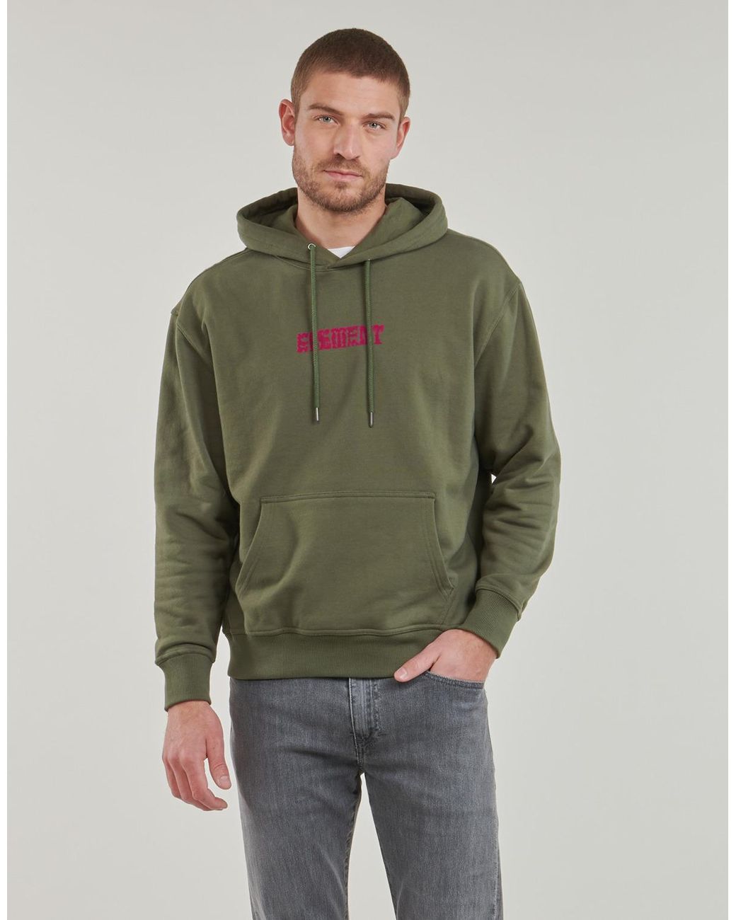 Element Capuchon Sweaters Cornell Cipher Po in het Green voor heren