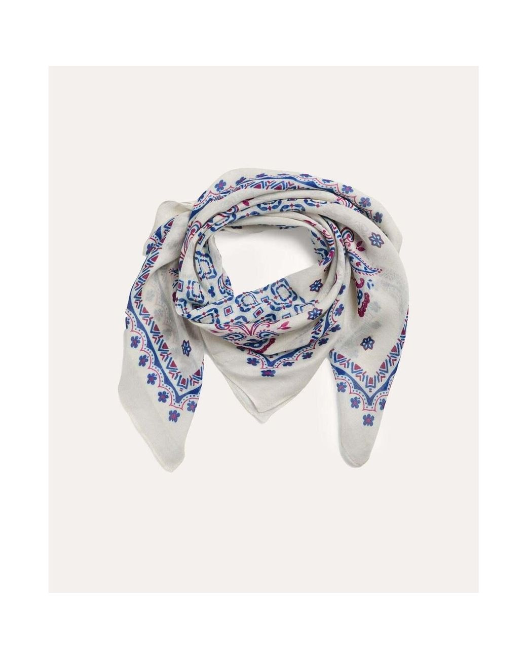 Echarpe pcmirandi Pieces en coloris Blue