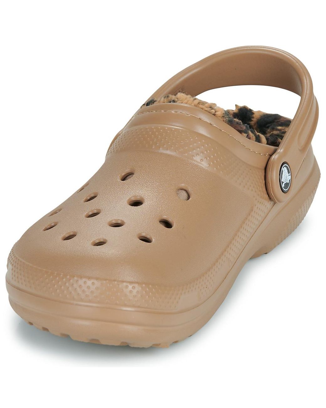 CROCSTM Natural Clogs Classic Lined Animal Clog