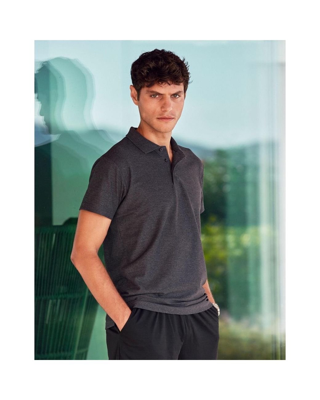 Polo Basic C-Clique pour homme en coloris Green