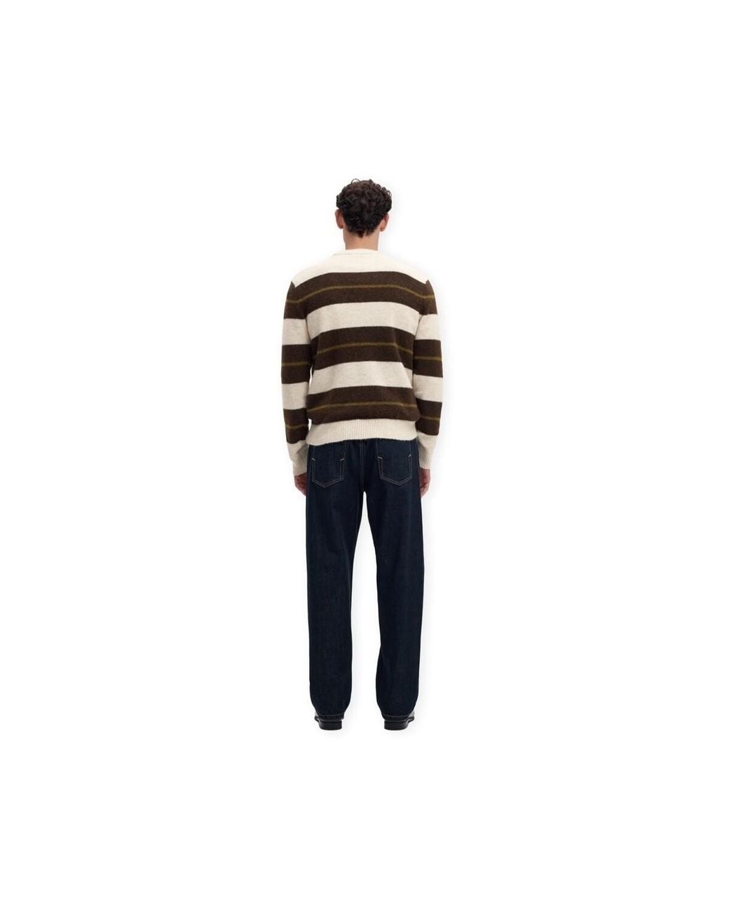 Pull Noos Rai Knit SELECTED pour homme en coloris Brown