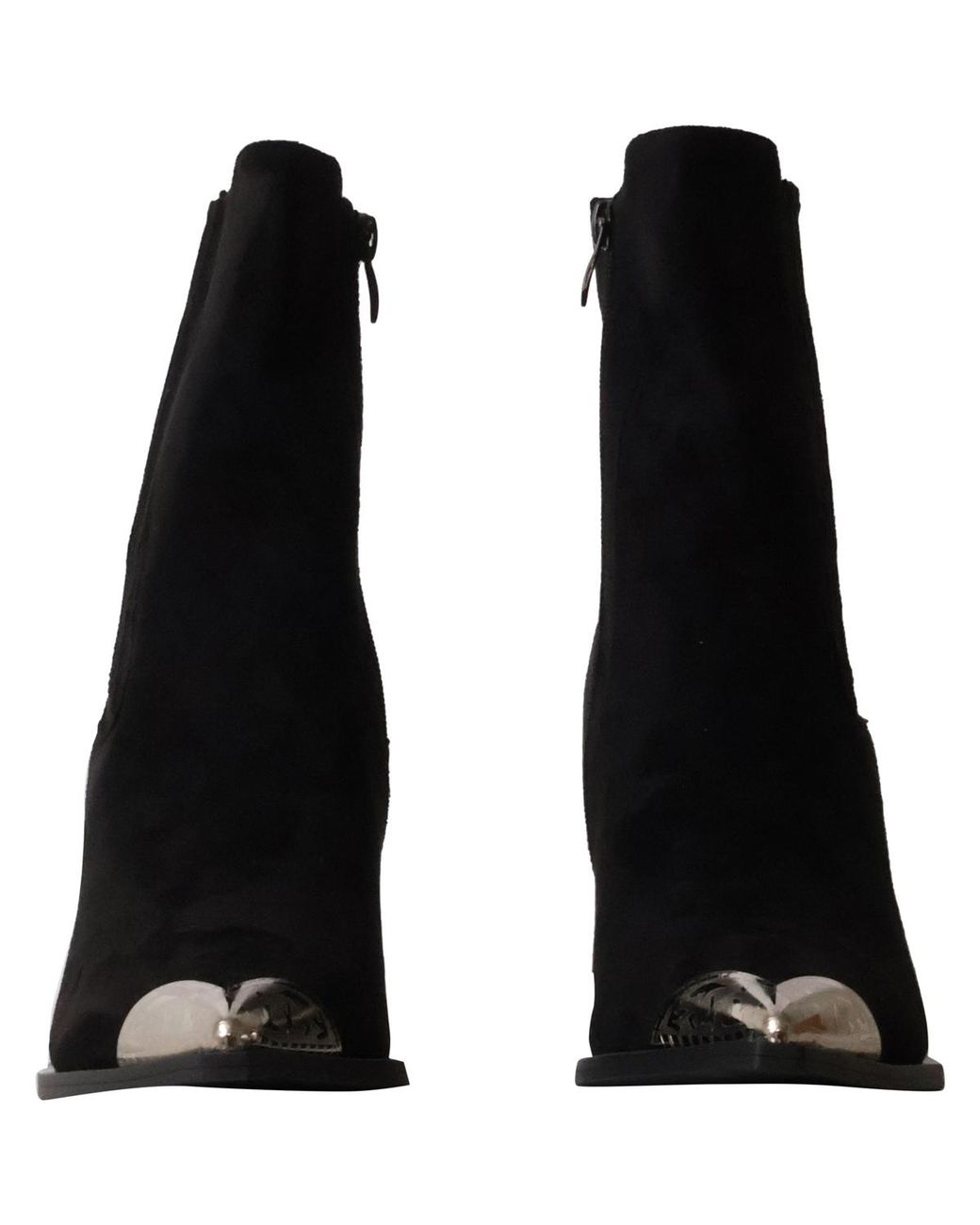 Bottines Bottines À Zip Super Mode en coloris Black