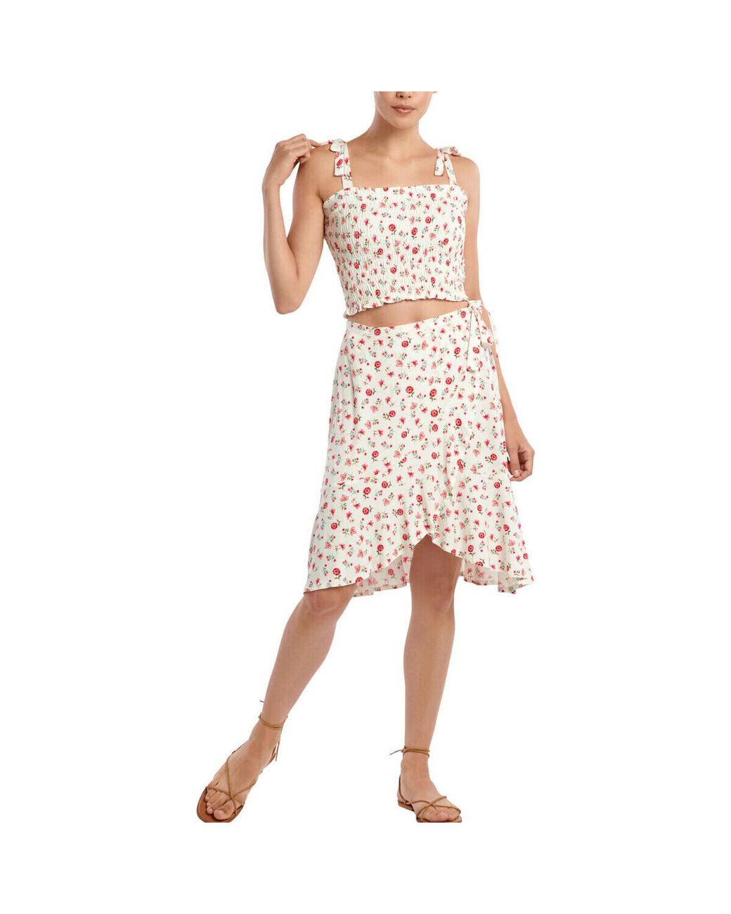 Jupes Midi Jupe Estivale Java Lisca en coloris Pink
