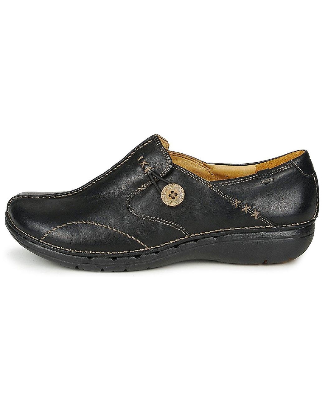 Clarks Instappers Un Loop in het Black