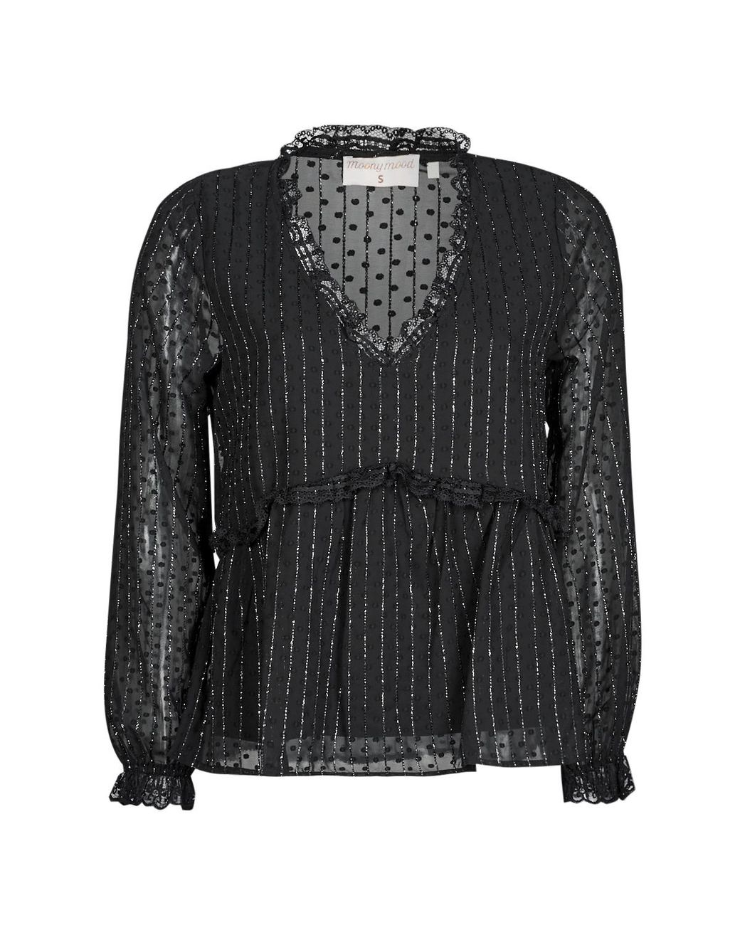 Camicetta Pabbenant di Moony Mood in Black
