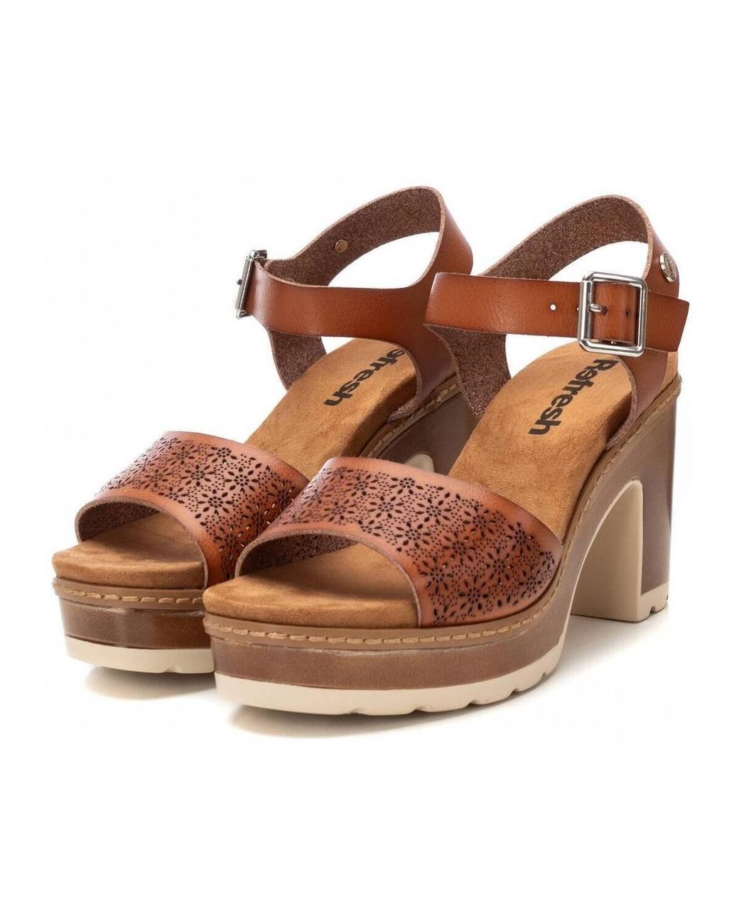 Sandales À Talon 17278101 Refresh en coloris Brown