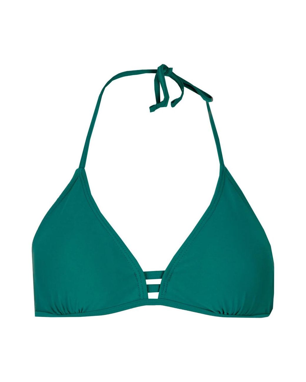 Maillots De Bain Solid Triangle Top Safor en coloris Green
