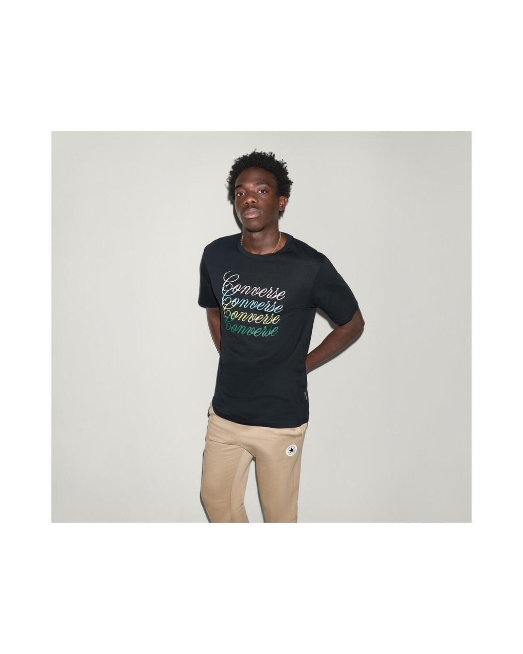 Debardeur Scripted Echo Tee Converse en coloris Blue